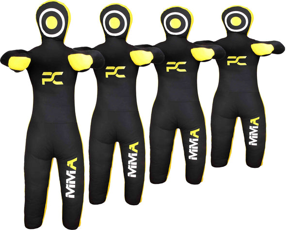 Wrestling and Grappling Dummy - Yellow/Black