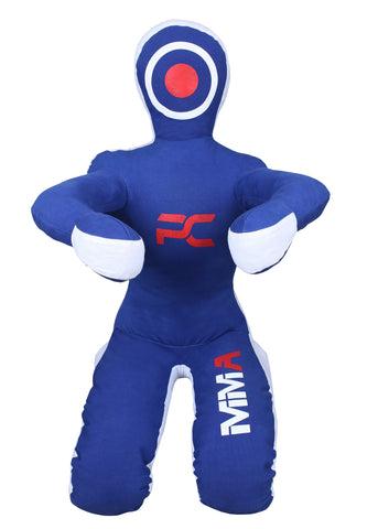 Sitting Wrestling and Grappling Dummy - Blue/White